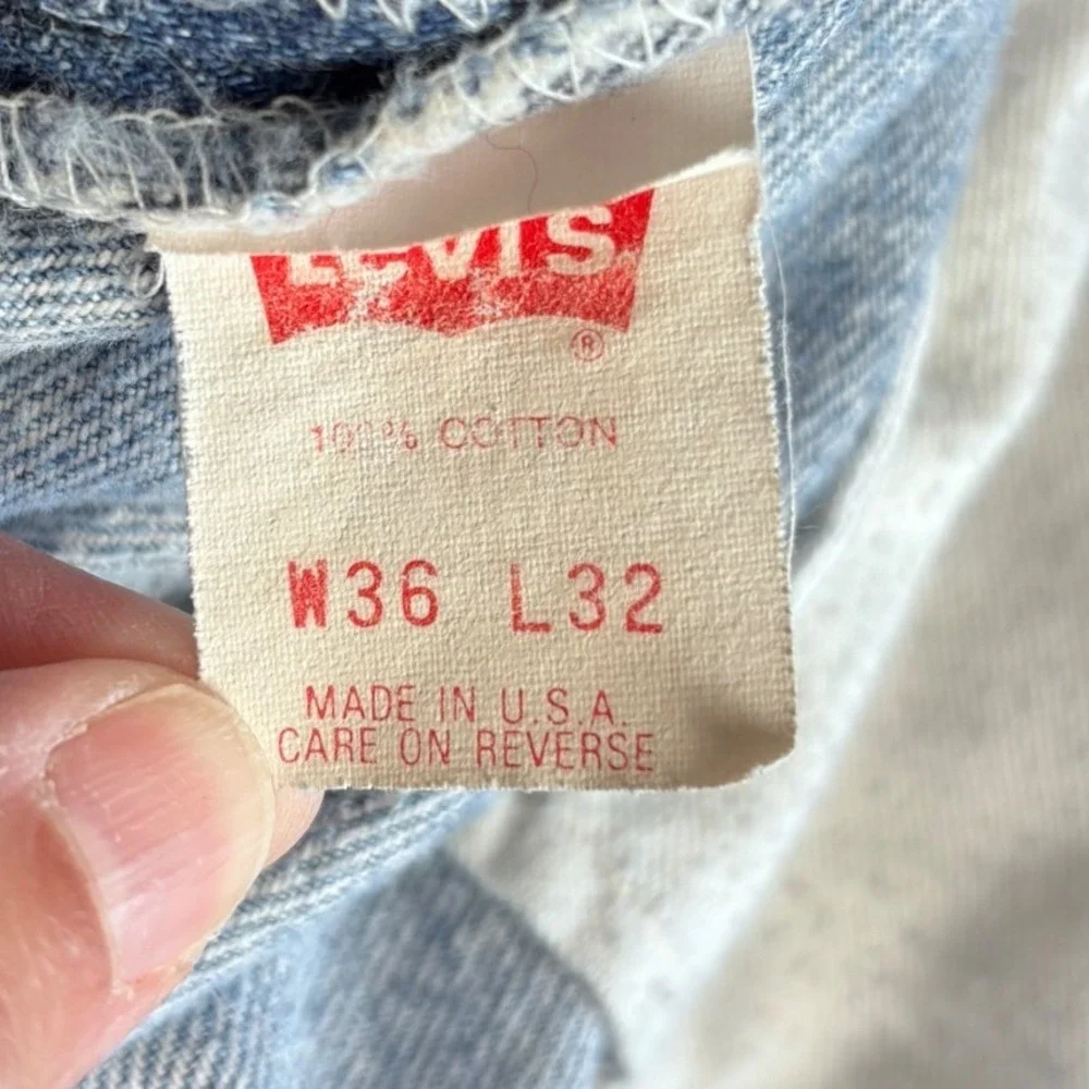 Vintage Levis 501xx Jeans Mens 36x32 (Fits 34x29) Denim Made in USA